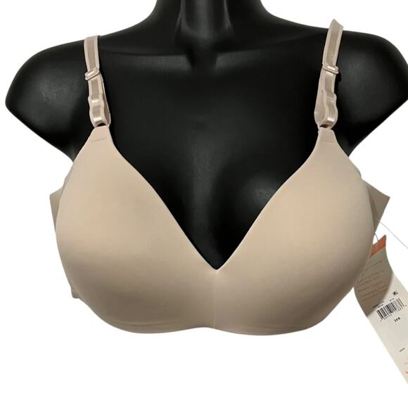 Warner's Womens Bra Size 36B Simply Perfect Smoothing Lightly Lined Wireless - Picture 1 of 10